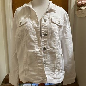 David Bitton White Jacket Large